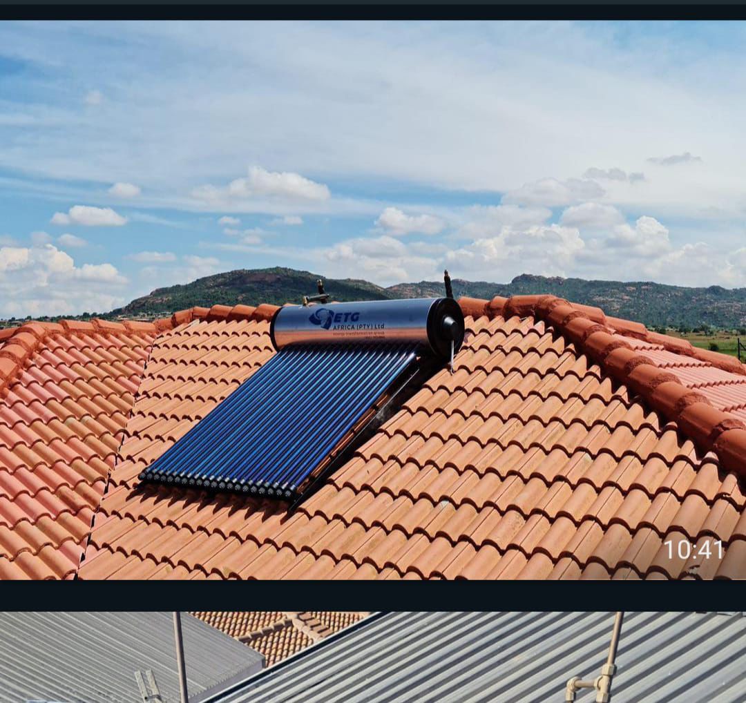 Solar roof installation